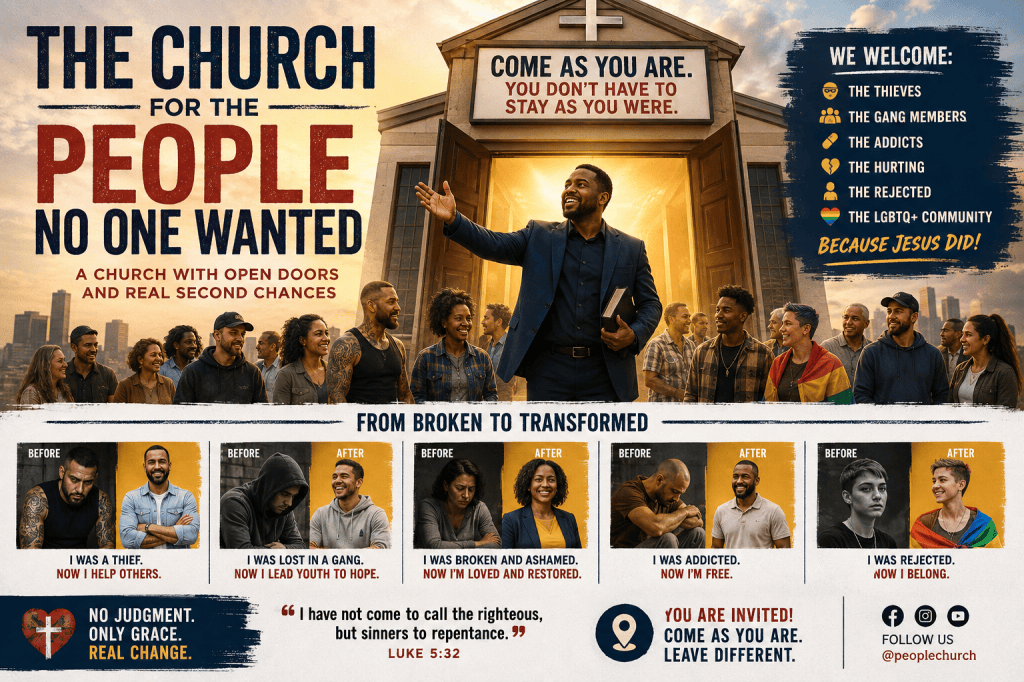 THE CHURCH FOR THE PEOPLE NO ONE&nbsp;WANTED